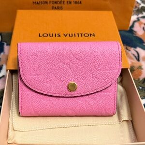 Louis Vuitton Rosalie Coin Purse Rose Lollipop